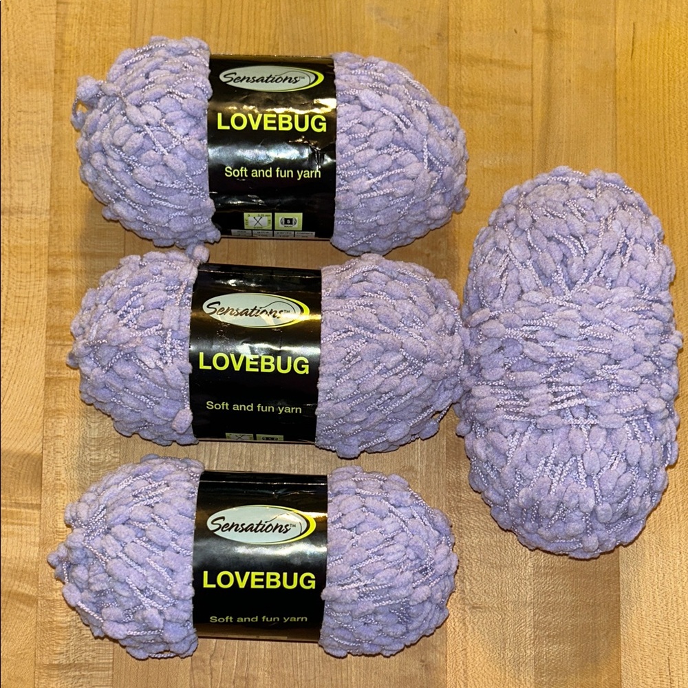 Sensations Lovebug Yarn - Lilac